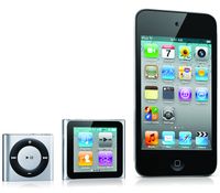 Помимо iPod TouchTouch, обновлены MP3-плеер iPod Shuffle, плеер аудио- и видеофайлов iPod Nano и «классический» музыкальный плеер iPod