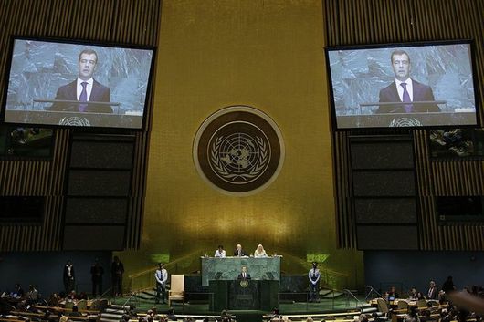Россия и ряд других стран выступили с инициативой принятия Генеральной ассамблеей ООН кодекса поведения, который способствовал бы достижению мира и безопасности в киберпространстве. Фото: CC BY 3.0 kremlin.ru